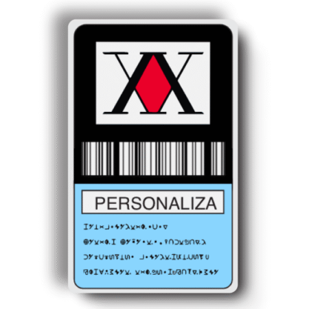 Hunter x Hunter — Cod 146 — Nombre personalizado