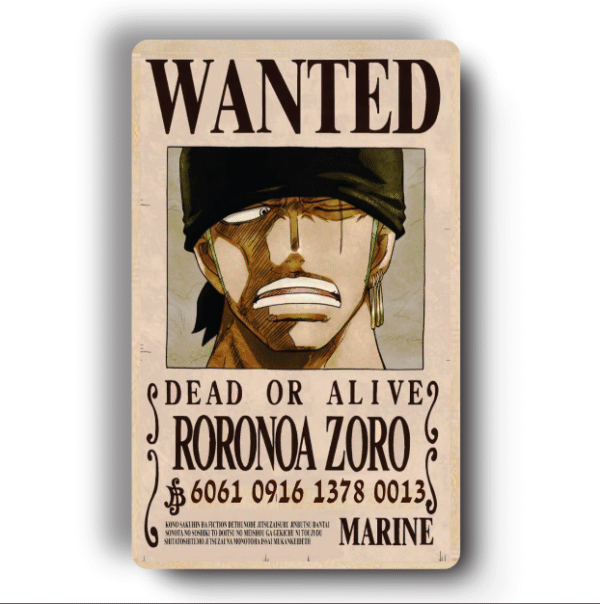One Piece — Cod zoro —