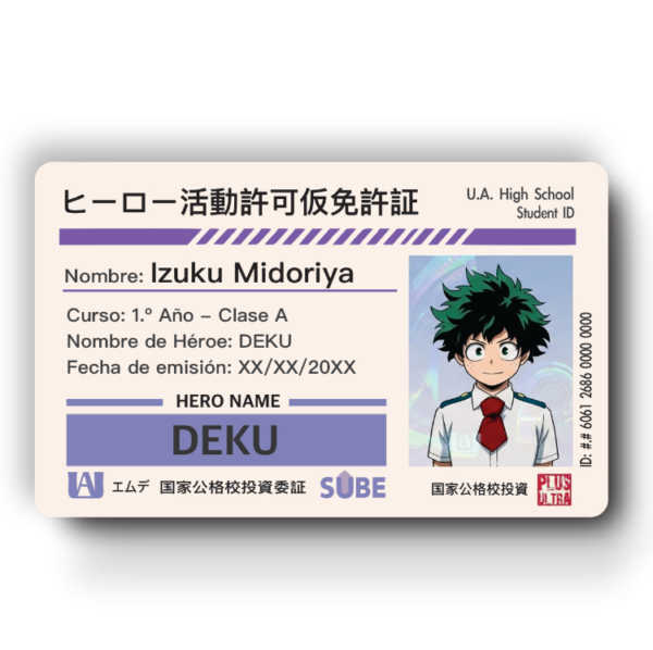 Boku no Hero Academy — Cod 2607 deku01 español —